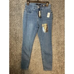 Stitch Star Women's Blue Jeans Size Small High Rise Ankle Skinny